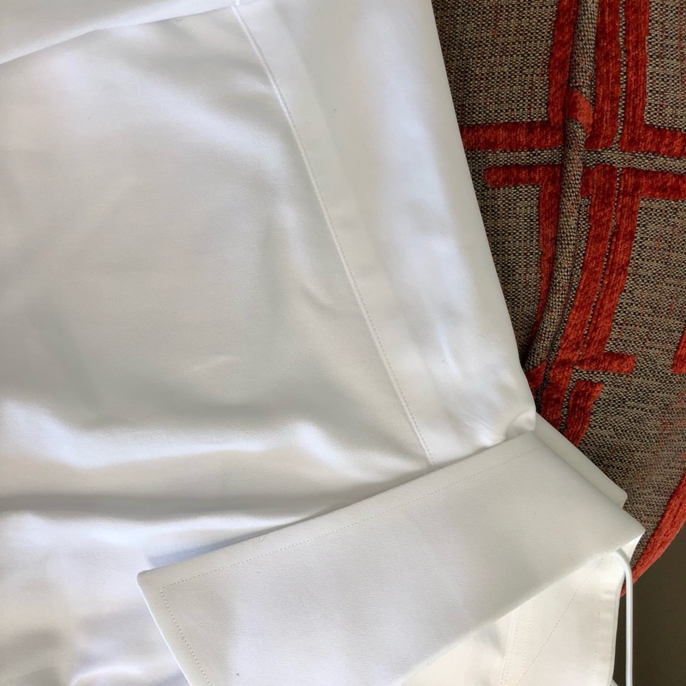 (2) Ike Behar cotton dress shirts identical 18-37 (big, like XXL) - Picture 8 of 14